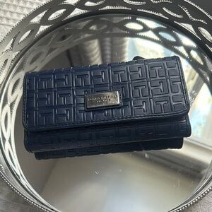 Tommy Hilfiger Blue Geometric Wallet